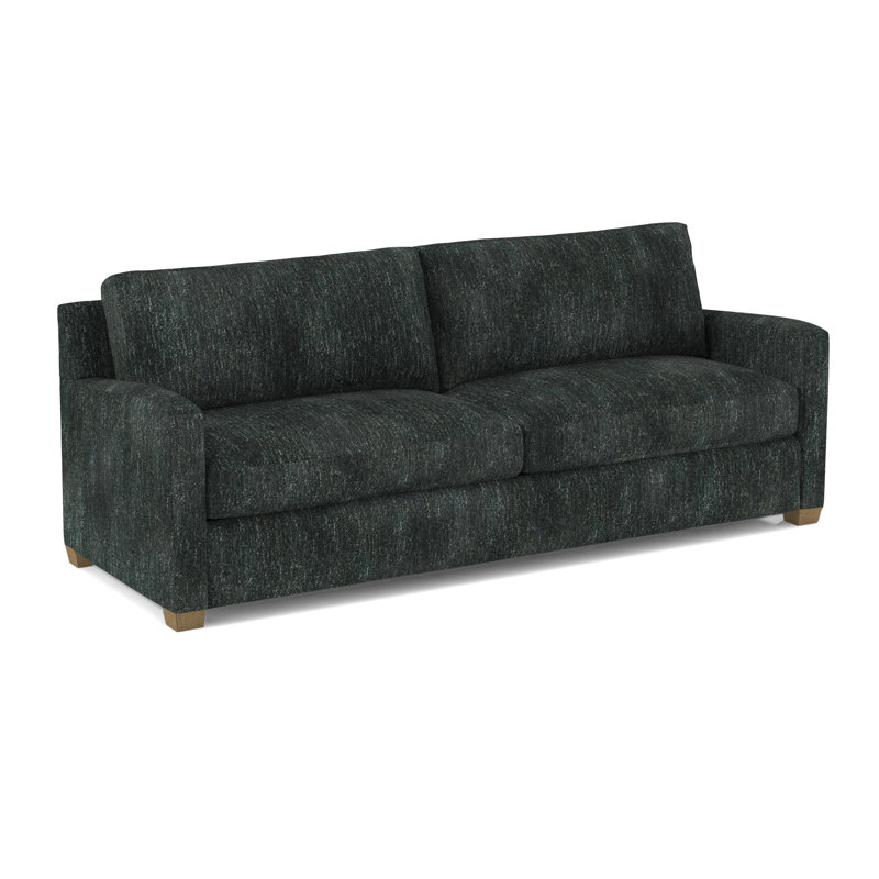 Leather Sofa, 61597-78, Black