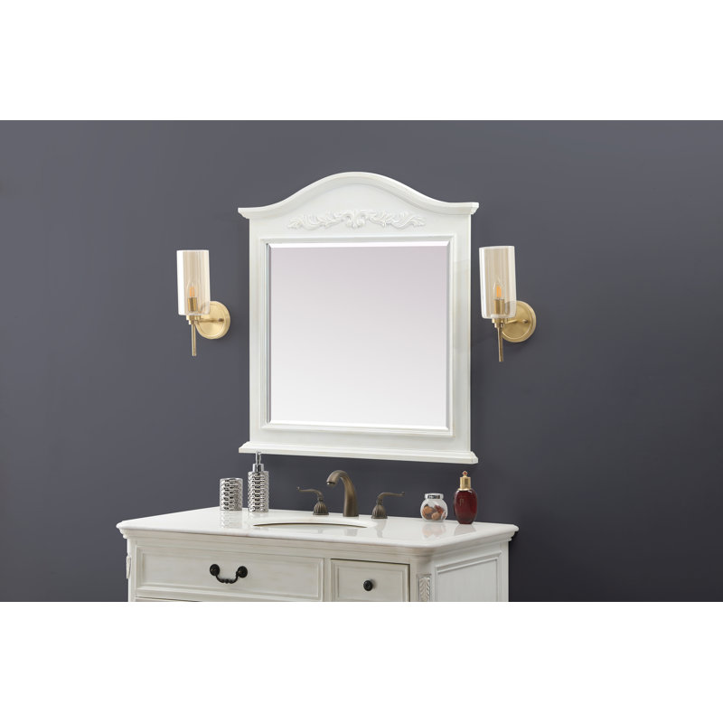 Miroir Wixom, Blanc antique