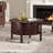 Vintage Round Coffee Table with Practical Storage for Various Spaces-775452076