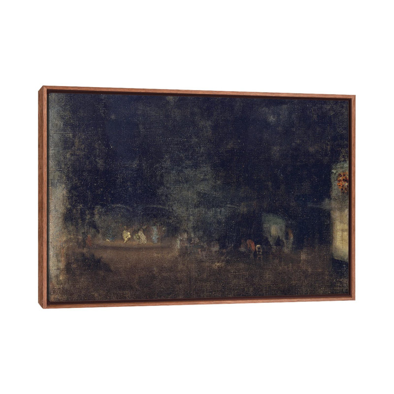 Print, 66.04 cm H x 101.6 cm W x 4.445 cm D, Classic Wood