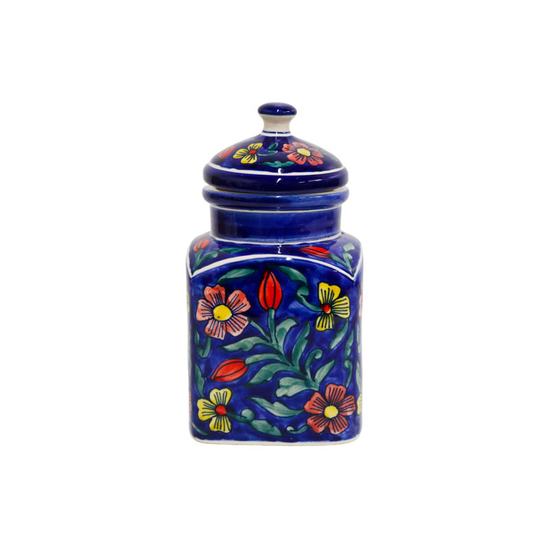 Pot en céramique multicolore Home & Manor