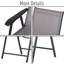 Folding Patio Dining Armchair-245555306