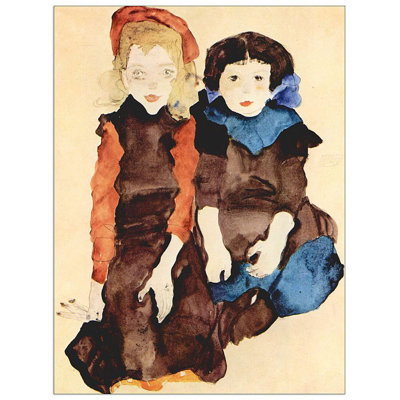 Egon Schiele - Wrapped Canvas Painting