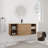 48'' Single Bathroom Floating Vanity With Ceramic Top-1082956374