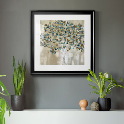 " A Teal Tree " Painting Print