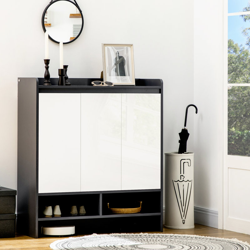 24 Pair Shoe Storage Cabinet