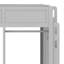 Triple Bunk Bed With Storage Shelves And Hooks-950262606