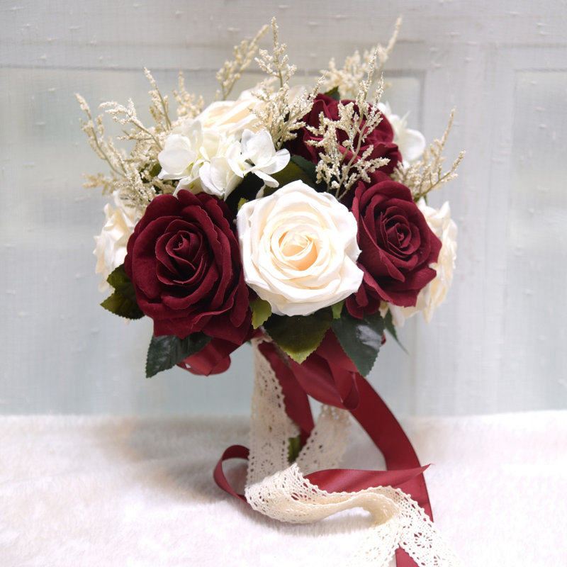 Bouquet de mariage, Rouge