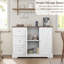 Armoire de cuisine de ferme avec 3 tiroirs et 2 portes