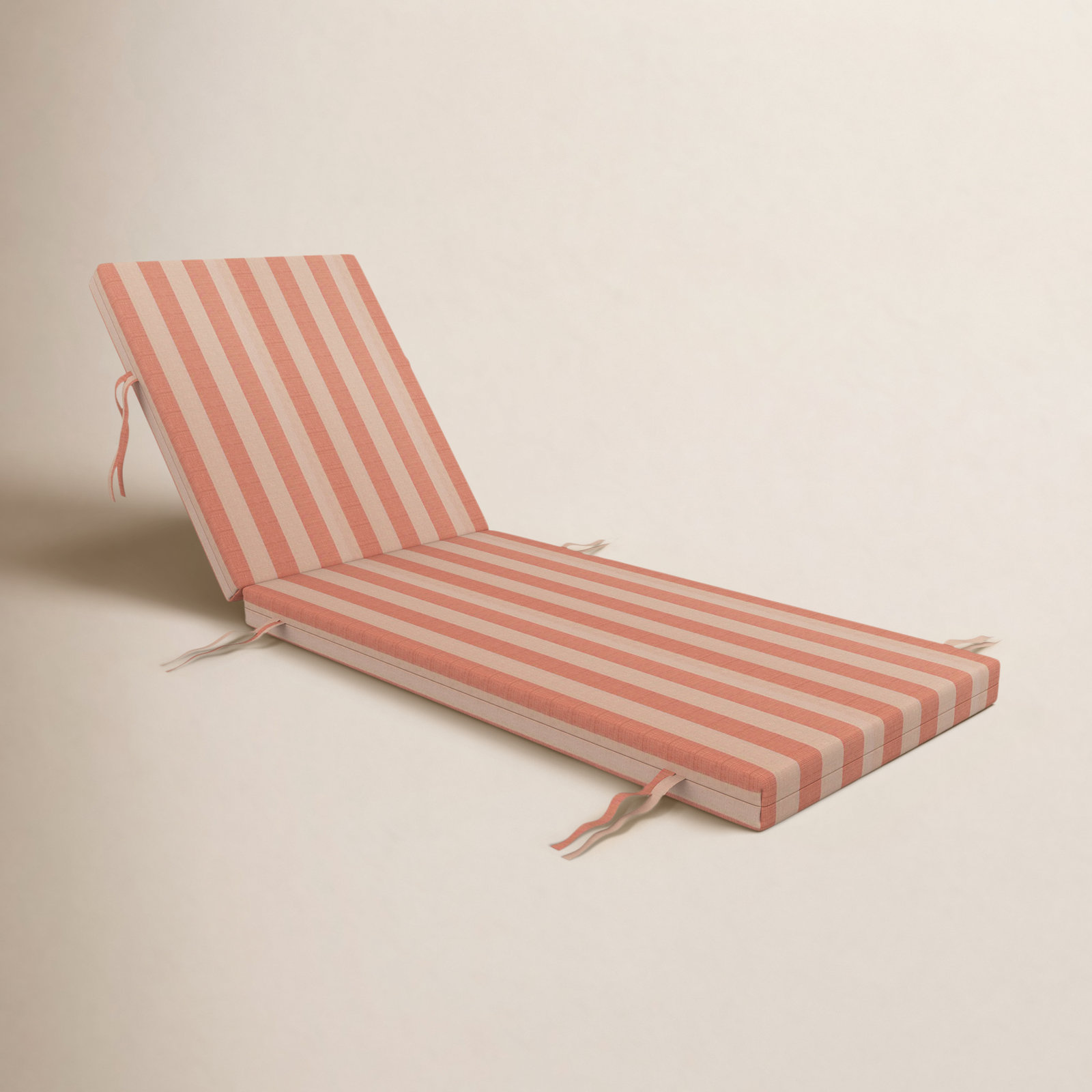 Lani Sunbrella Outdoor Chaise Lounge Cushion, 24" W x 45" D, Expressive Blush