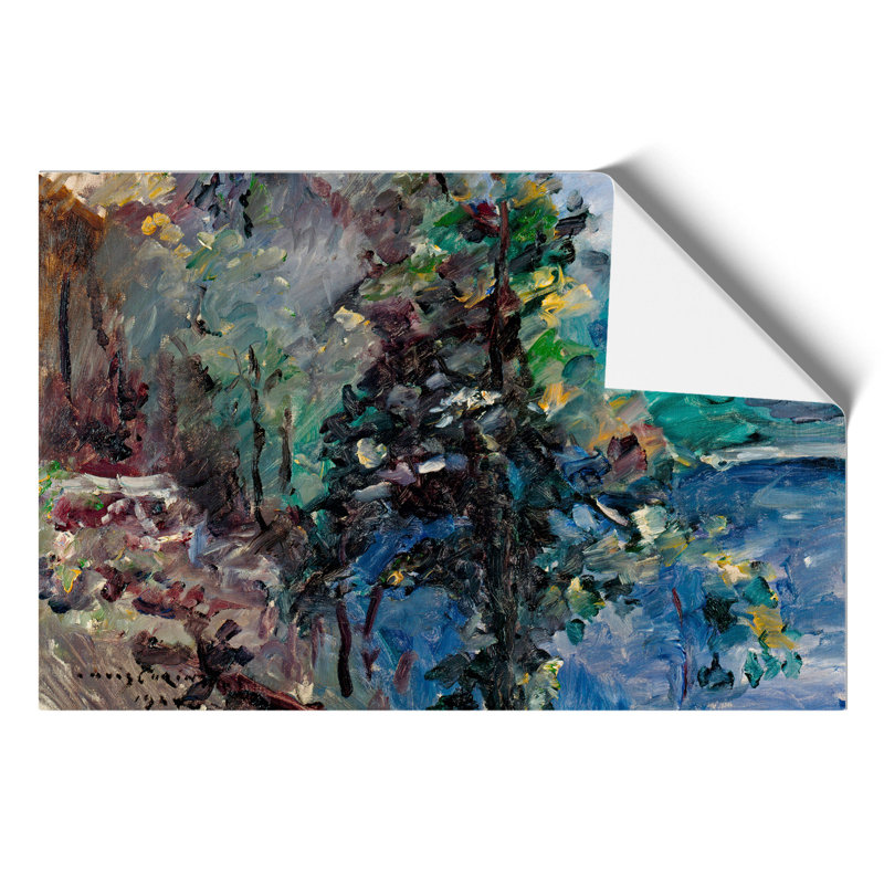 Walchensee Slopes by Lovis Corinth - No Frame Painting, 21cm H x 30cm W x 0.1cm D