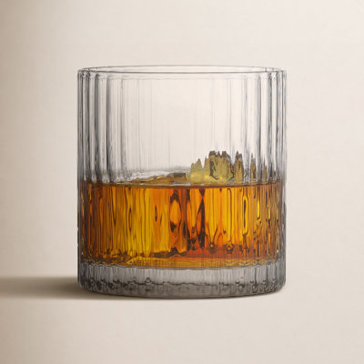Elle Ribbed Whiskey Glass