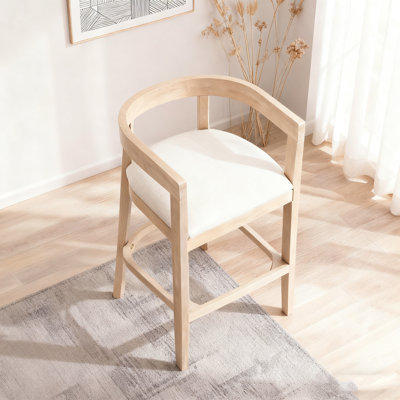 Rubberwood Counter Stool