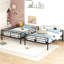 Lit superposé double au-dessus de double, noir-1733413560
