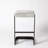 Upholstered Counter Stool with Metal Frame