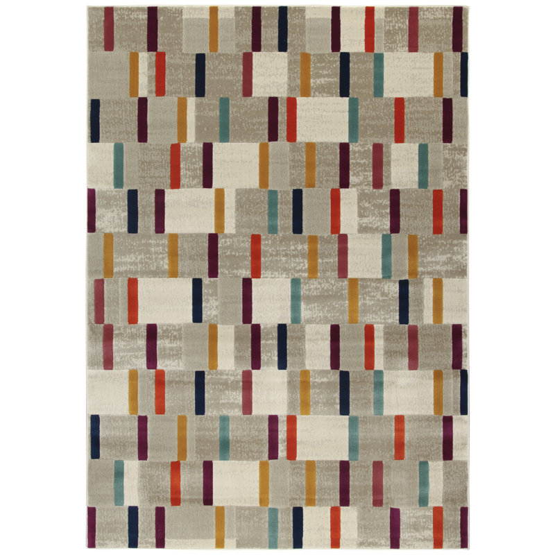Waynesville Geometric Area Rug, Rectangle 160 x 230cm
