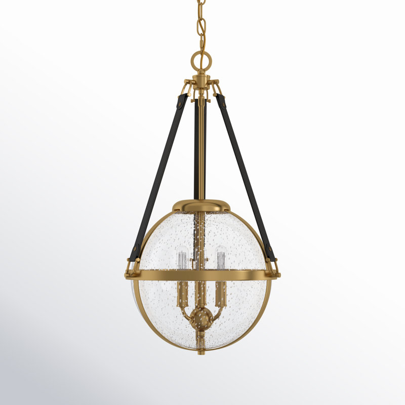 Bozeman 3-Light Hubbs in Warm Brass, Brass