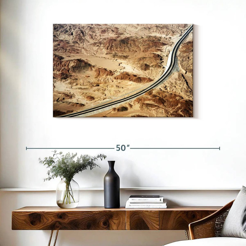 Mehar Highway In Sinai Peninsula, 24" H x 36" W