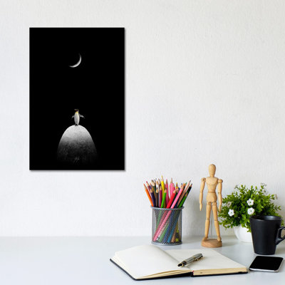 The Majestic Penguin by Kathrin Federer - Wrapped Canvas Print