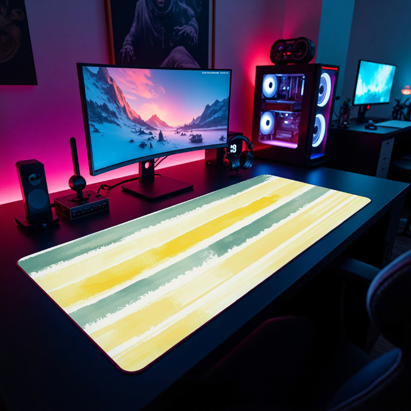Polyester Desk Pad, 31.5x15.5