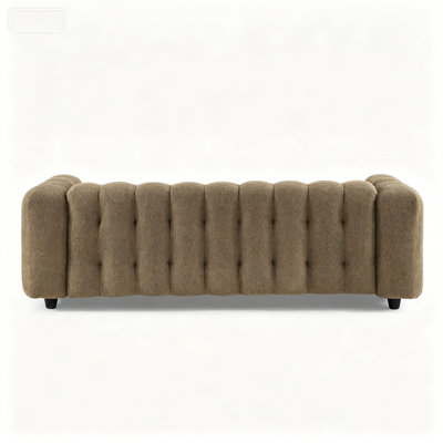 Lavance 89.4" W Tufted Bouclé Sofa