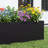 Elio 36 in. W x 10 in. H Metal Planters-441090407