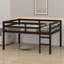 Lit mezzanine en bois avec échelle-1450561988