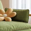 Canapé-lit modulaire en polyester vert avec rangement