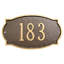 Cambridge 1-Line Wall Address Plaque-1252620834-1252620832