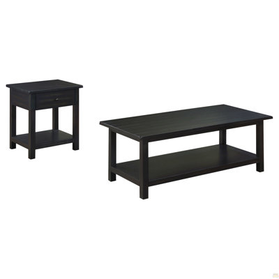 2-Piece Coffee And 1-Drawer End Table Set