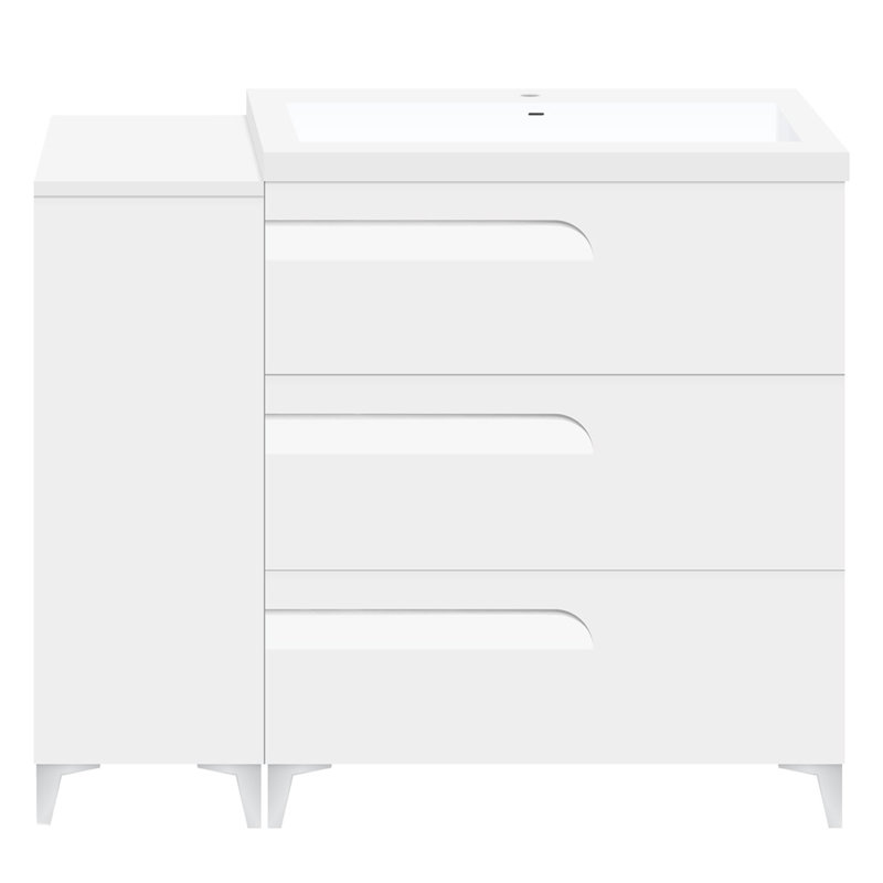 Meuble-lavabo simple l 42 po x P 18 po x H 36 po
