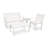 POLYWOOD Vineyard 4-Piece Bench Seating Set-29563471