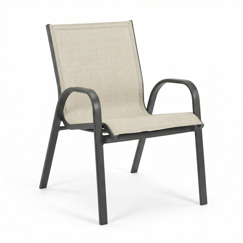 Chaise avec accoudoirs, Harnais Augustine Oyster II / anthracite