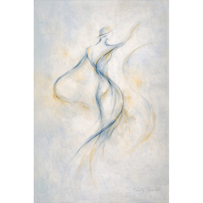 «Quiet Bloom», art mural sur toile tendue, L 30 po x H 40 po x P 1,5 po