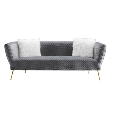 Scoggins 85'' Velvet Sofa