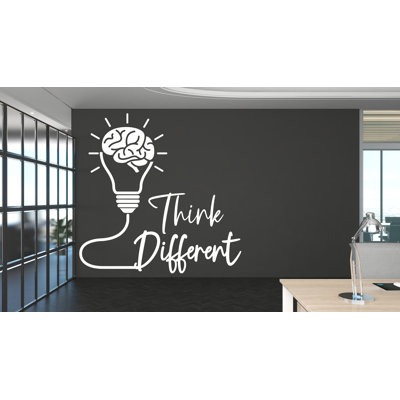 Adhésif décoratif «Think différente»