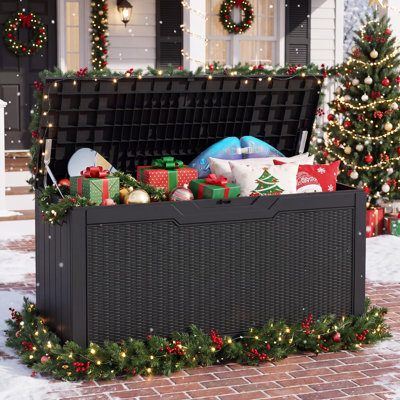 Boîte de rangement pour terrasse 80 gallons