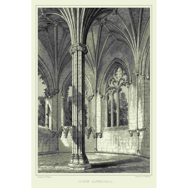 Détail gothique III, H 48 po x l 32 po