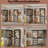 57.3"-132" Adjustable Closet System With 4 Drawers,6 Clothes Rods,4 Shelves-1177468564
