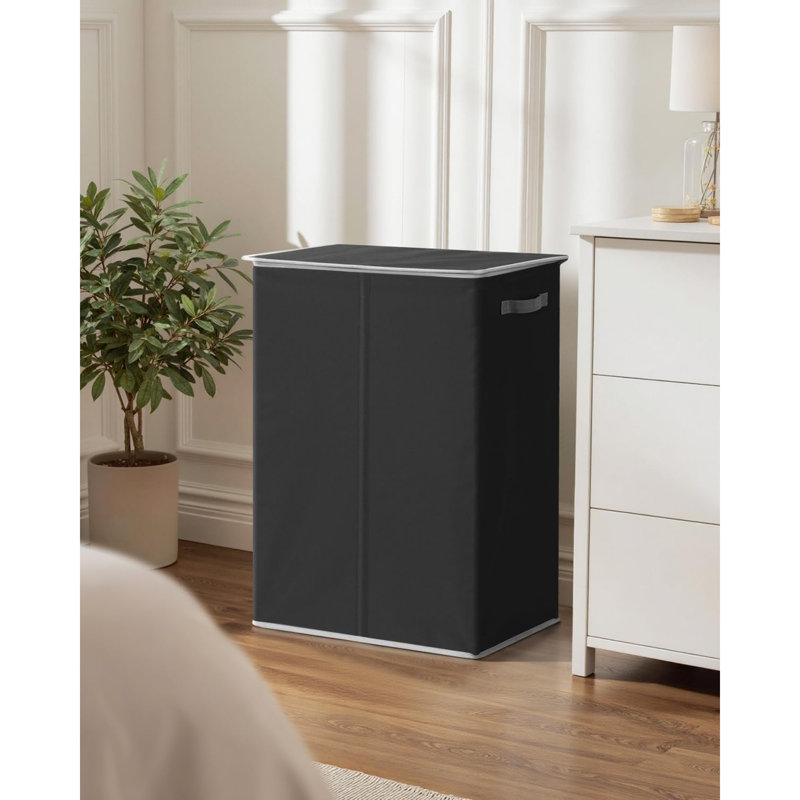 Plastic Laundry Room Organiser, Black