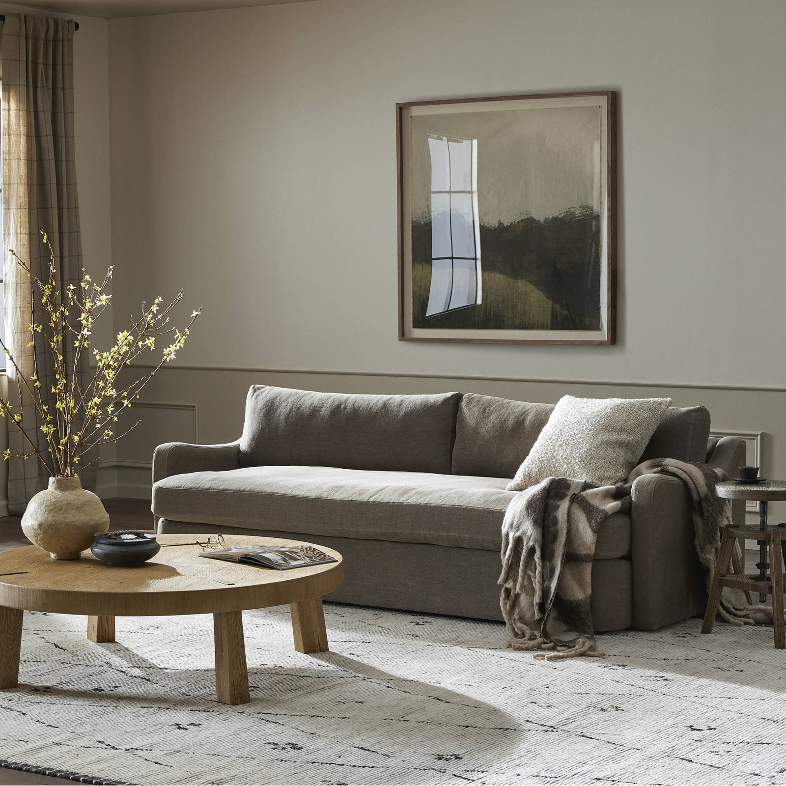 Georgie 96" Sofa, Brown
