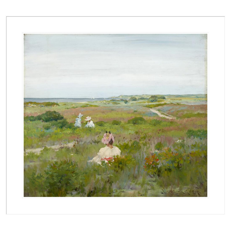 «Landscape: Shinnecock Long Island» par William Merritt Chase, impression giclée encadrée, H 33,5 po x l 36,76 po