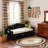Upholstered Daybed with Trundle ,Velvet Sofabed with USB Charging Ports-1831174061