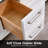 Angela 84” Double Bathroom Vanity With White Engineered Marble Stone Rectangular Sink