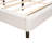 Queen Size Upholstered Platform Bed With LED Lights And U-Shaped Headboard,Linen Fabric-256345591