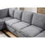 Canapé modulaire en chenille l 137 po Samara