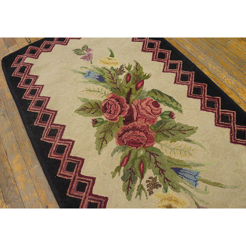 Tapis crocheté One-of-a-Kind American