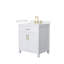 Beckett 30" Freestanding Single Bathroom Vanity with Quartz Top-1891304448-1891304450-1891304449