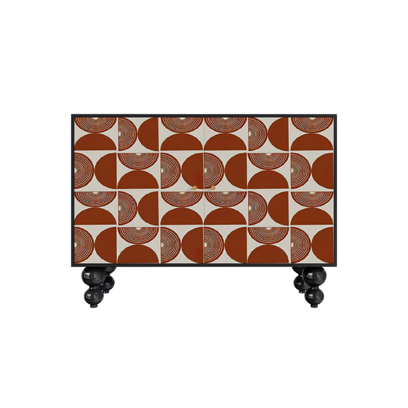 Modern Light Luxury Double Door  Accent Cabinet