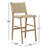 Sedona High-Density Polyethylene (HDPE) Wicker Outdoor 30'' Bar Stool